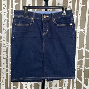 GAP Y2K (2009) Dark Denim Pencil Skirt sz 27/4